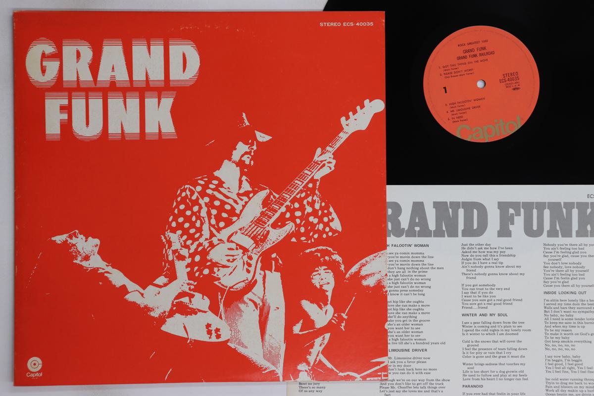

LP Record GRAND FUNK RAILROAD - Grand Funk ECS40035 CAPITOL 1978 Japan Rock Used