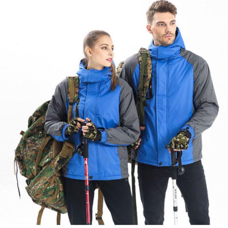 Giacche invernali con cappuccio antivento Giacca da alpinismo indossabile  Addensare calda giacca da sci impermeabile Sport all'aperto acquista in  modo economico — spedizione gratuita, recensioni reali con foto — Joom