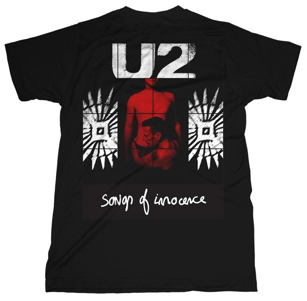 U2 Songs Of Innocence Red Shade T-Shirt XXXL