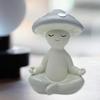 Meditationspilz Statue Dekorative Figur Kunsthandwerk Niedliches Schreibtischornament Kleine Skulptur für