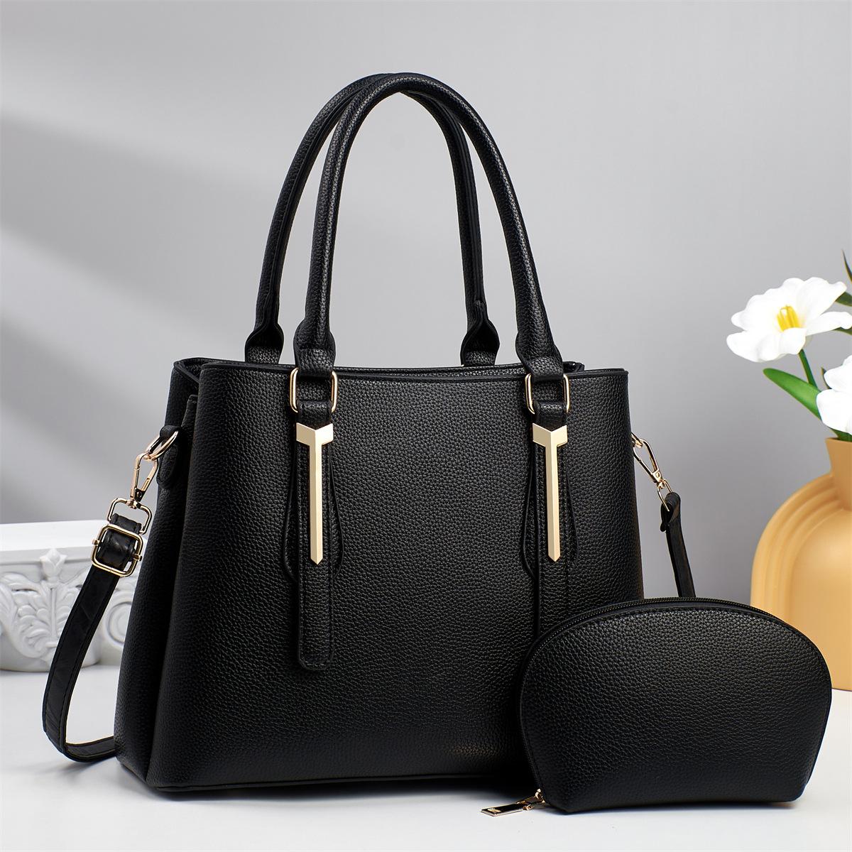 

Новая Мода Сотни Премиальных Чувств Мульти Клип Кроссбоди Сумка на Плечо - Женская Мягкая Прочная Вместительная Сумка для Поездок чёрный