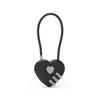 INS Korean Red Heart Lock Keychain Y2K Emo Aesthetic Vintage Charm Keychain Bag Pendant Punk Sweet Accessories Harajuku Jewelry