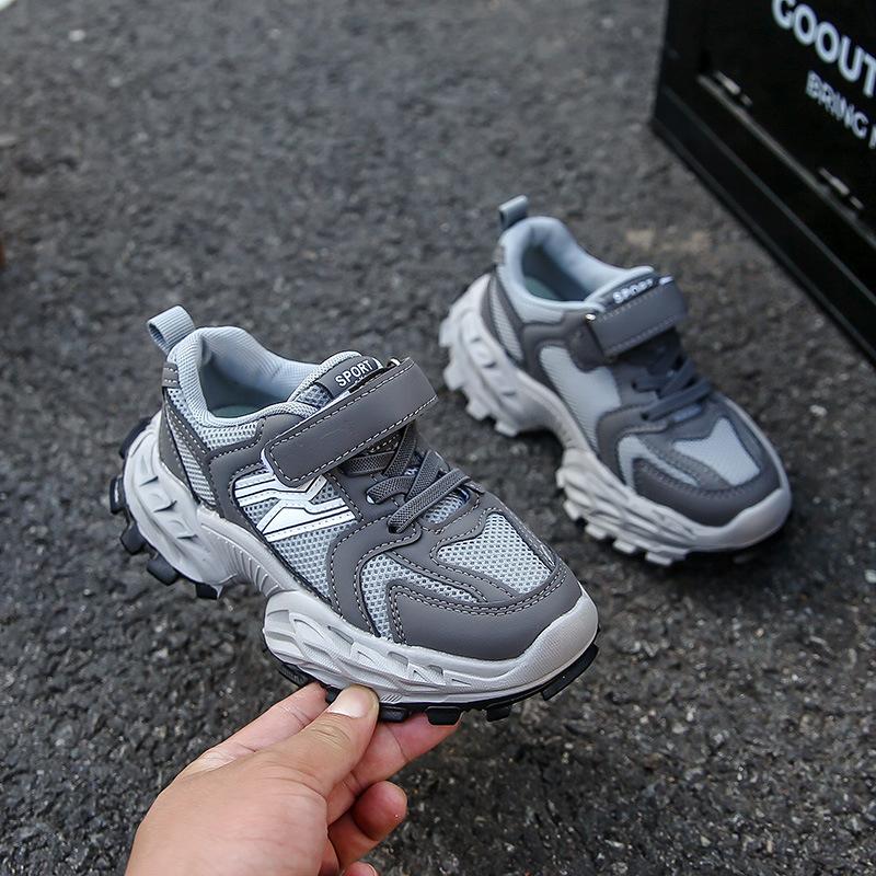 

Girls sports shoes 2025 autumn new children s mesh dad shoes girls casual shoes older children s soft-soled running shoes 25