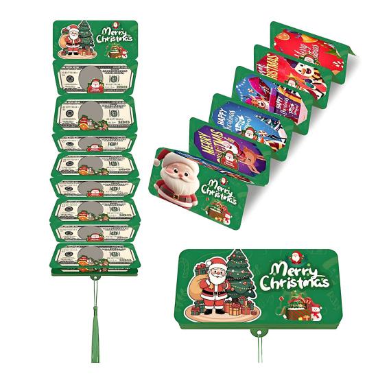 Christmas Surprise Money Holder with Envelopes Cash Gift Card Holder with