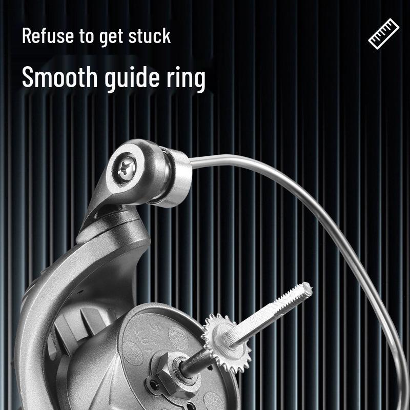 Compact Golf Spinning Reel with Metal Line Cup - Long Cast Genuine Micro Lure Fishing Reel for Casting and Rock Fishing Rods.