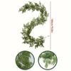 180cm/190cm Artificial Pine Wreath Fireplace Decoration Green Cypress Pine Garlands Wall Hanging Staircase Ornament