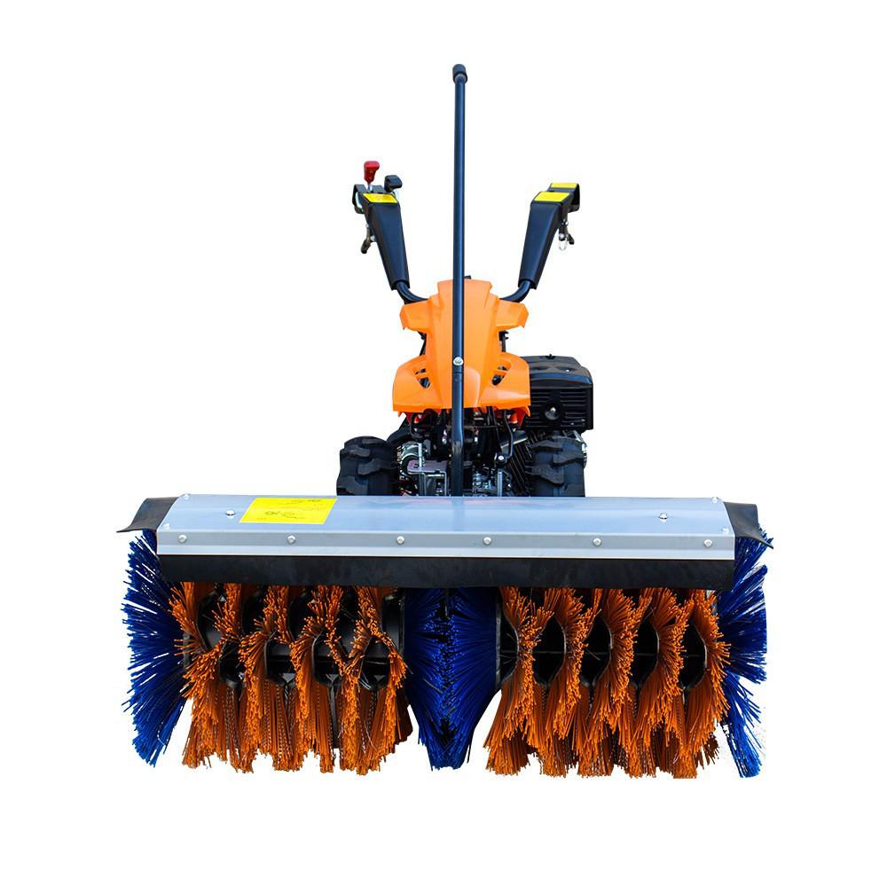 Fuel-Powered Manual Snow Sweeper with Brush for Winter Road and Municipal Engineering