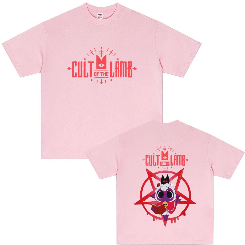 Hot Sale Game Cult of The Lamb Funny Graphic Tshirt Unisex Women Casual Soft Cotton T Shirts Unisexs Vintage Oversized Streetwear