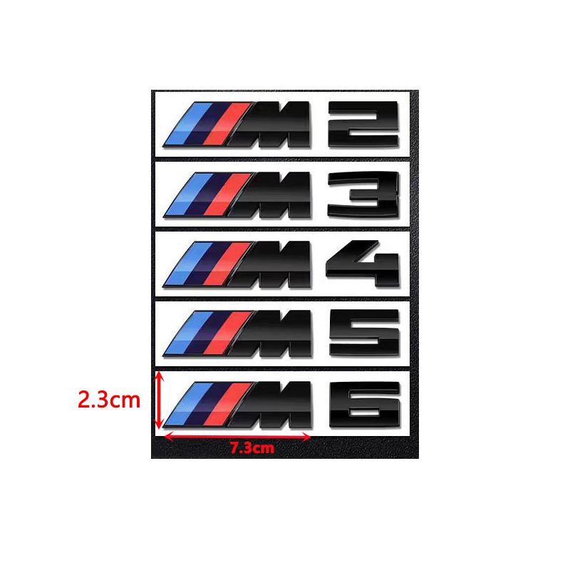 For BMW M E46 E90 E60 1Pcs Car Body Side Badge Body Rear Trunk Decor Stickers For BMW M E70 E71 G02 X1 X2 X3 X4 X5 E84 F26 E83 F25 E53 Accessories