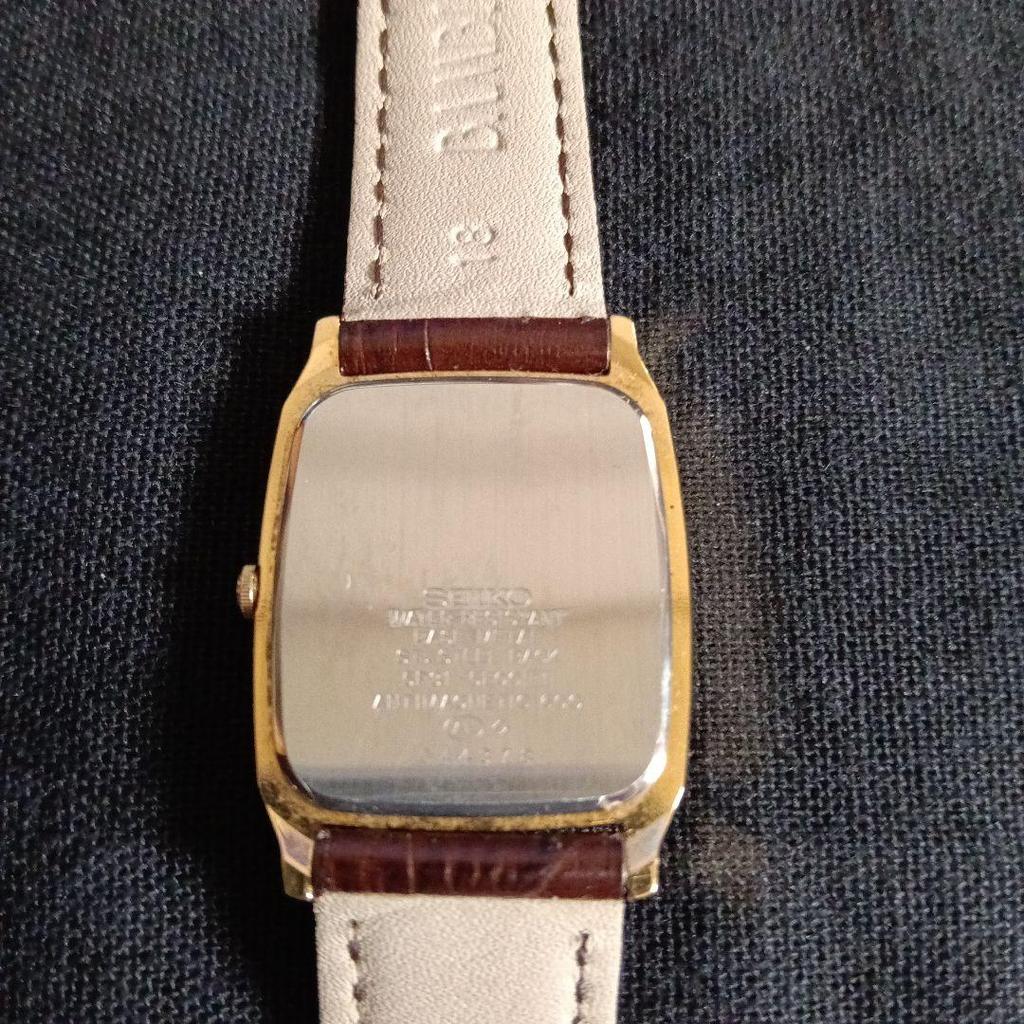 [USED] SEIKO Gold Square Watch - One Owner