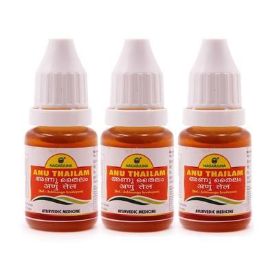 Conjunto Anu Tailam (3x10ml), Juego Anu Thailam,