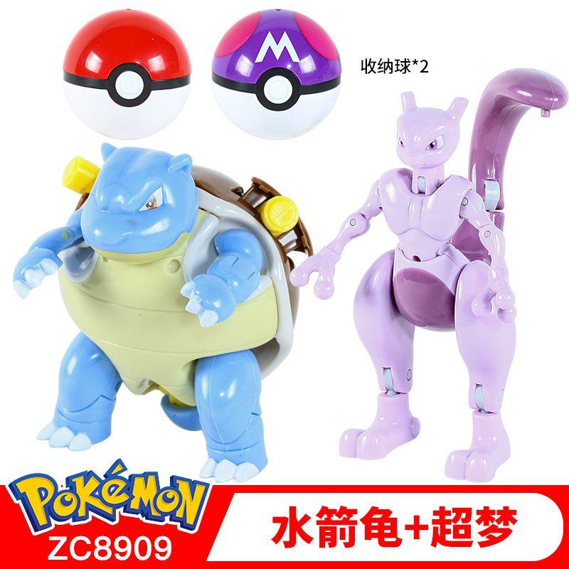 Bola de Pokémon Ovo Deformado Pikachu Charizard Bulbasaur Robô Brinquedo Infantil Para Maiores de 7 Anos