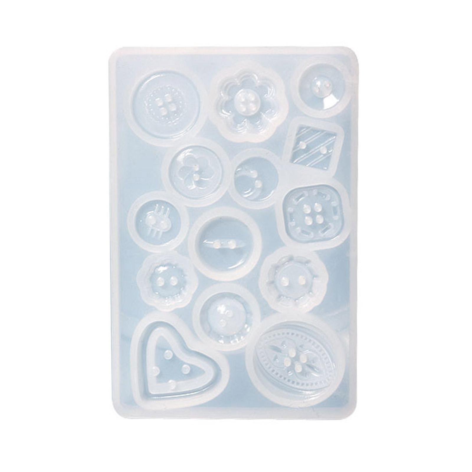 

Handmade Button Shape Silicone Resin Casting Molds Tiny Button Epoxy Pendant Mold Keychain Making Supply DIY Craft 1