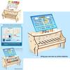 Hand Assembled Wooden Piano Music Box Model Children Puzzle Toy Set For Learning And Development
