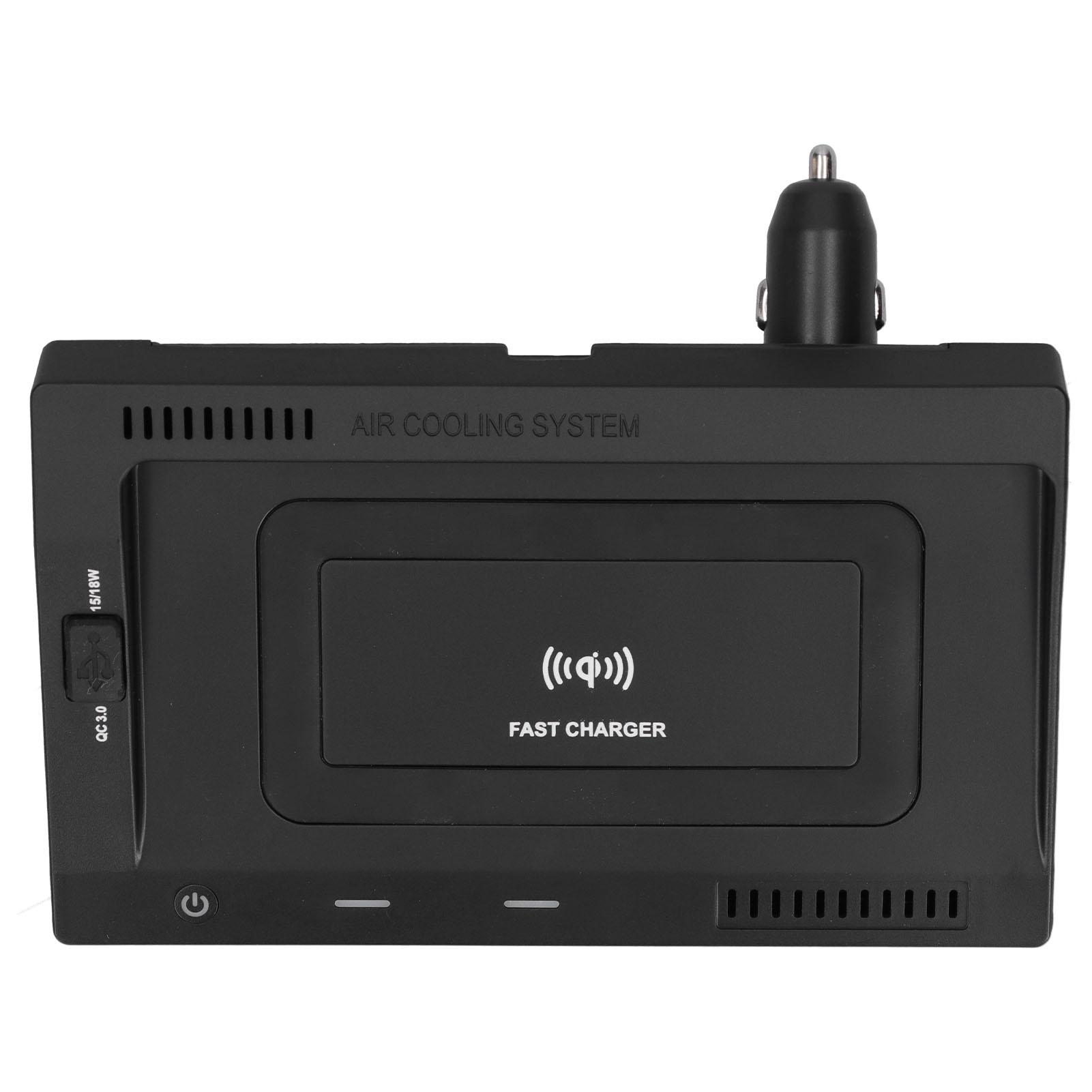 

15W Car Wireless Charger QC3.0 USB Port QI Fast Charging Mobile Phone Holder Multiple Protection