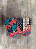 Hand Stitched Kantha Quilt: Recycled Sari Blanket, Bohemian Throw
