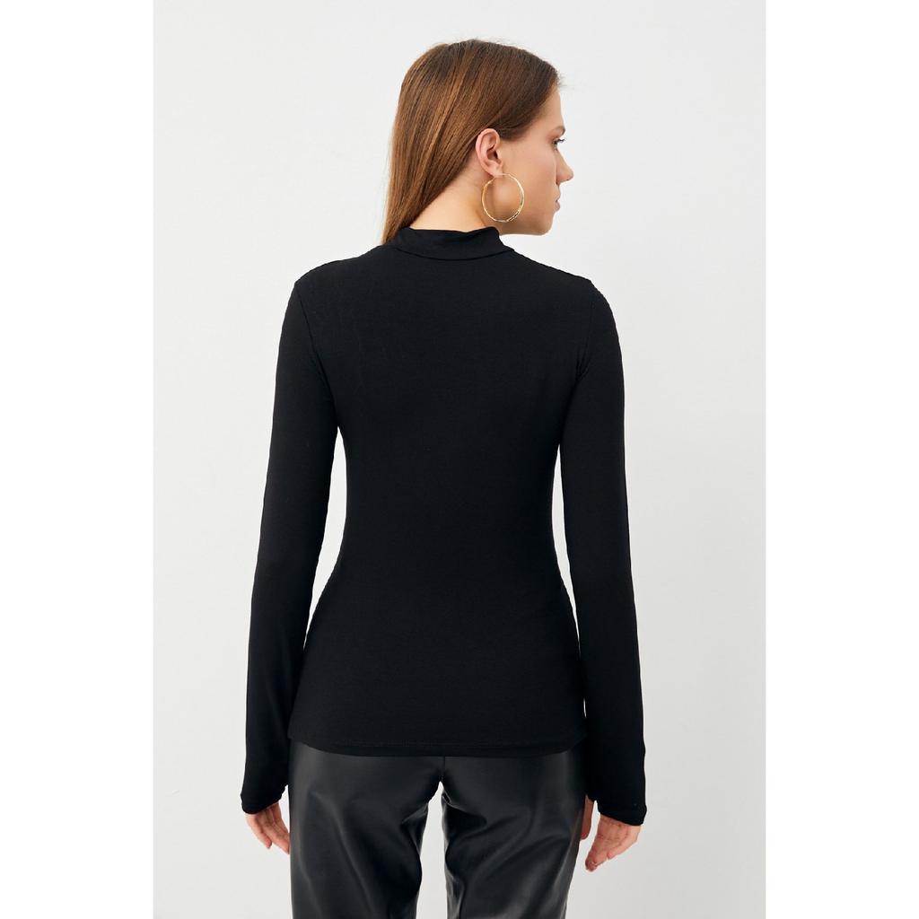 Schwarzer Damen-Body mit Fingerdetail