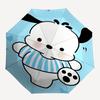 1pc Puppy Dog Automatic Opening/Closing Umbrella with Portable Tri-Fold Design, 8-Bone Iron Frame, Outdoor, Gift for Fans, Travelers, Daily Use, Perfe