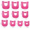 26pcs 10 Sizes U Curve Shape Nail Protector, Nail Polish Spill Proof Protector Tools, Nail Art Tools