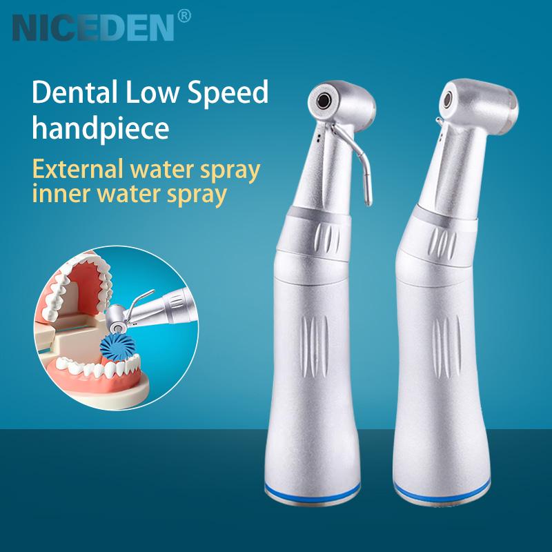 Niceden Dental Internal and External Waterways Handpiece for Dentist Surgical Handpiece Low Speed Contra Angle