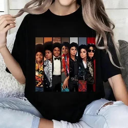 100 Percent Cotton Fashion Statement T-Shirt Michael Jackson Evolution Design