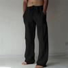 New Men's Trousers Hemp Casual Solid Color Thin Linen Men's Trousers Spot