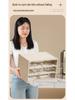 Desktop Storage Box with Drawer – Dustproof, Transparent Organizer for Dorm Desk and Office Stationery/Books/Documents