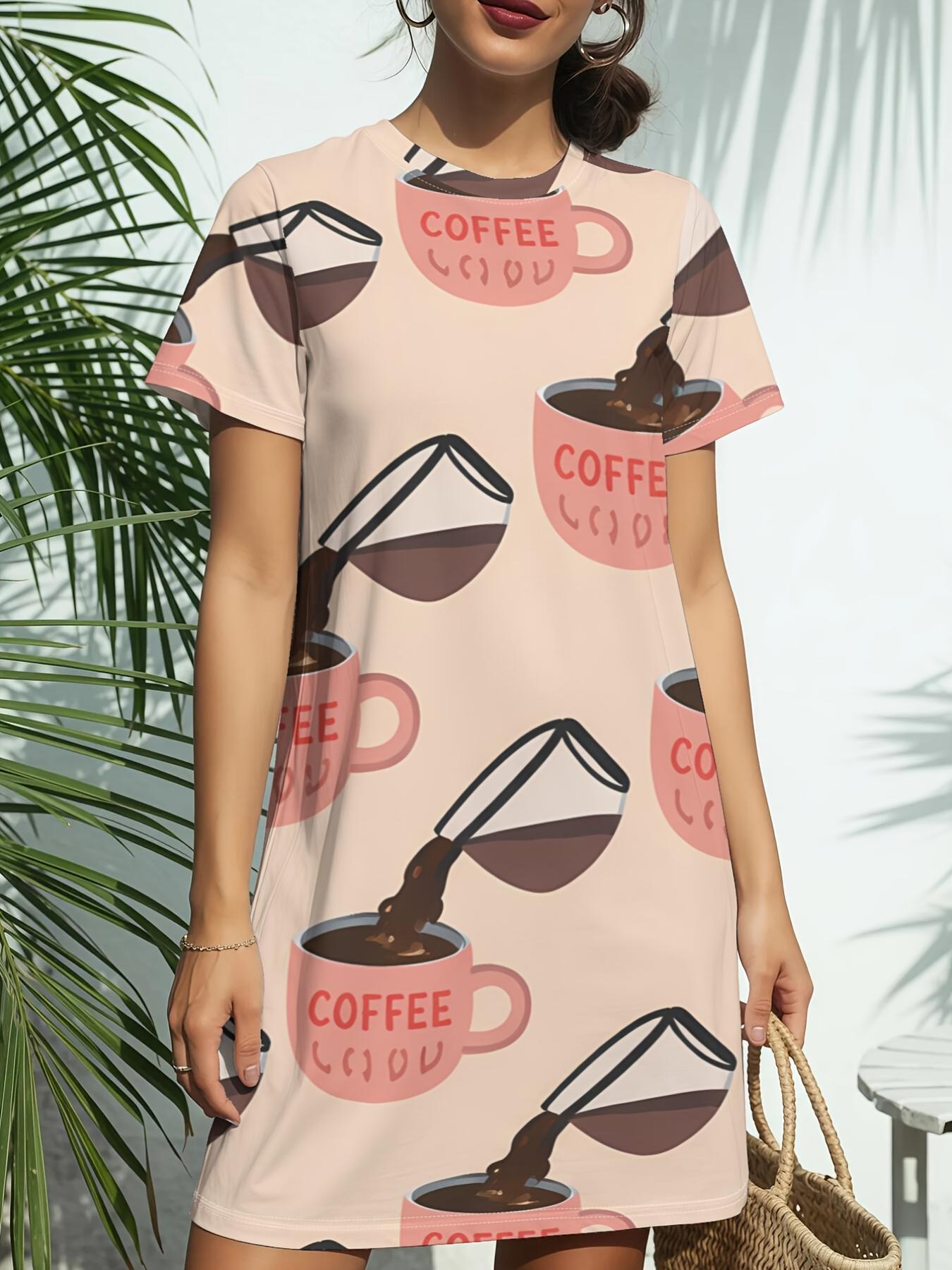 

Heels PatternNew Women s Round Neck Short Sleeve T-Shirt Dress. American Style Trend Digital Printing. Casual and Versatile for Spring and Summer. Ele 7XL дубильна кора