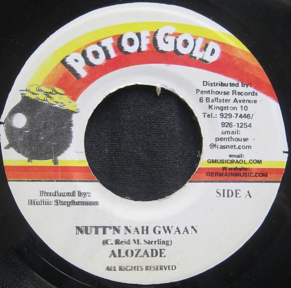 

7inch Record ALOZADE / G MONEY - Nutt n Nah Gwaan / Still NONE Pot Of Gold 1999 Jamaica Reggae, Ska & Dub Used