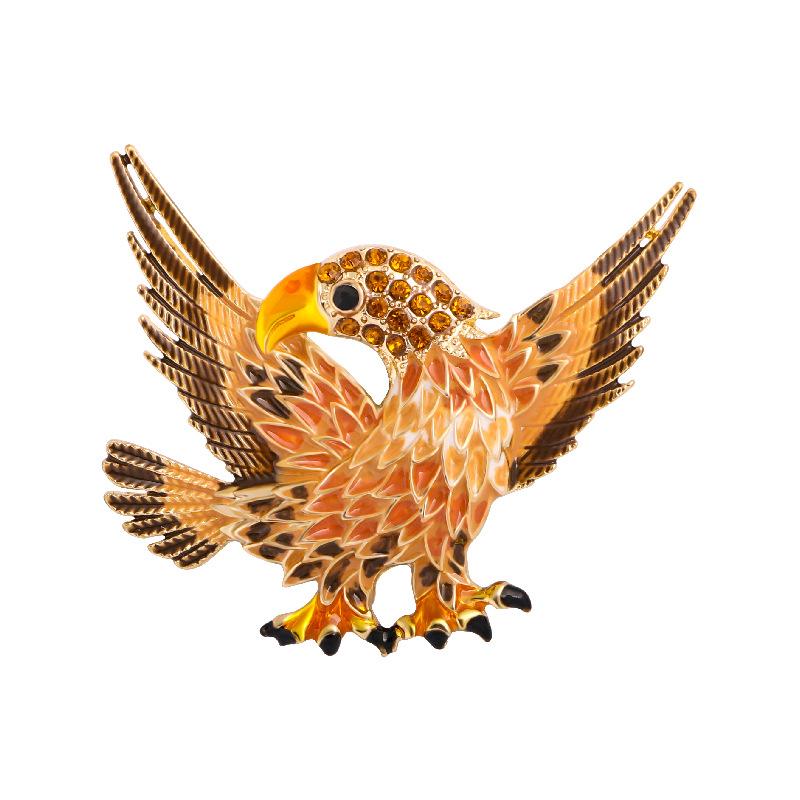 Fashionable Exaggerated Animal Eagle Versatile Brooch