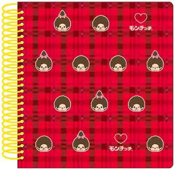 

Stationery Monchhichi Merchandise Ring Notebook Square Pattern S2643421 Sun-Star