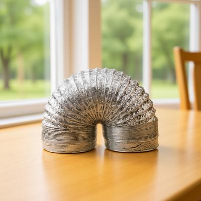 Tube Foil Aluminum Flexible Duct Air Ducting Vent Exhaust Hose Heating Cooling Ventilation