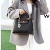 Elegante bolso tipo cartera con cremallera, moderno bolso de mano de gran capacidad para el trabajo, moderno bolso de mano con doble asa