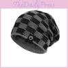 Knitted Cap Winter Women Men Fleece Lined Casual Outdoor Activities Supplies