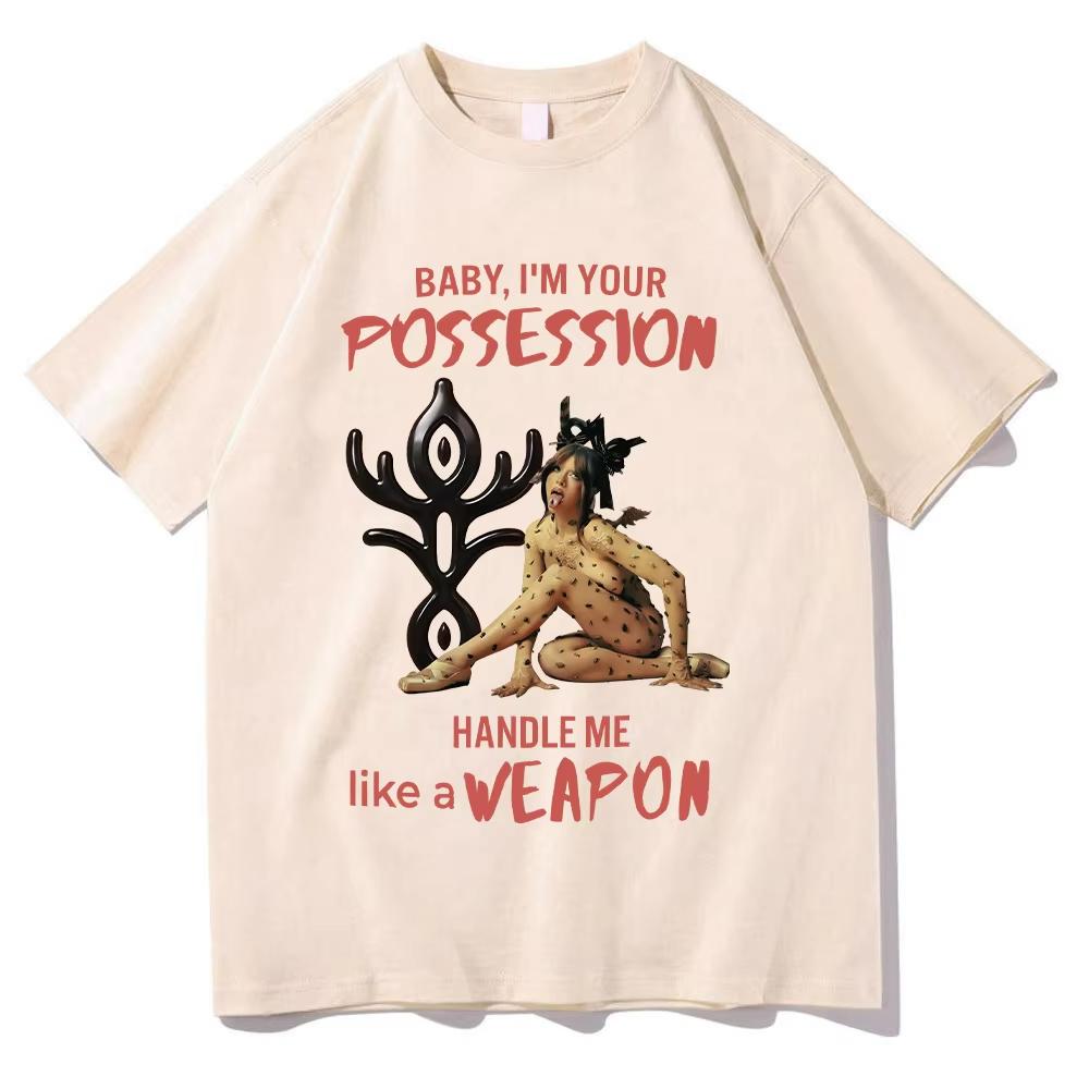 BABY IM YOUR Possession Graphic T Shirts Melanie Martinez Fashion High Quality Cotton Tshirts Women Unisex Oversized Casual Tees