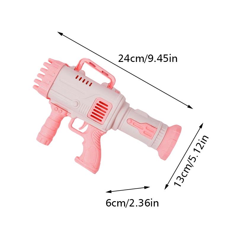 1PC Bubble Machine Wedding Bubble Gun Kids Adult Party Toys Birthday Soap Blower Ages 3+ Boy Girl Toys Outside Summer 32Holes