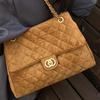 Winter New Fashionable Casual Women's Bag Fashionable Shoulder Bag High Value Diamond Chain Bag