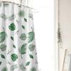 With Hooks Bathroom Curtain Waterproof Bathtub Partition Curtain Creative Window Tulle  Bathroom