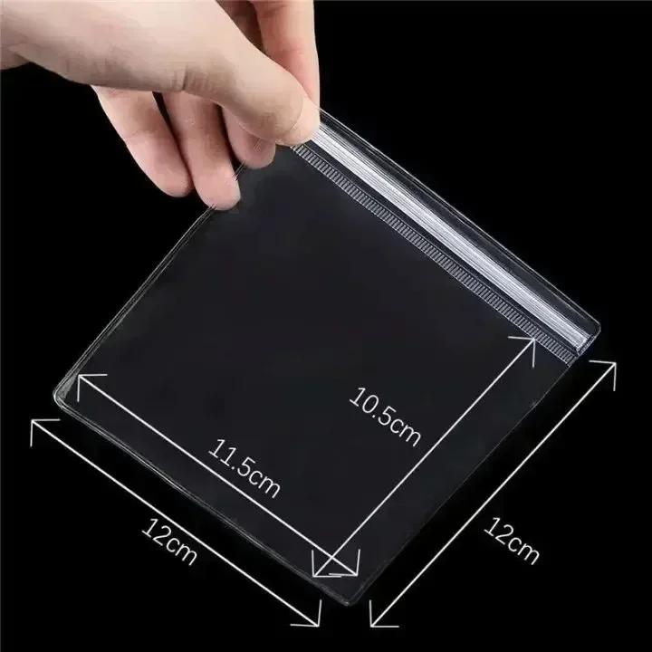 Wholesale PVC Self Sealed Bags for Jewelry Earrings Necklace Rings Storage Package Bag Organizer Dust-proof Anti-oxidation Pouch