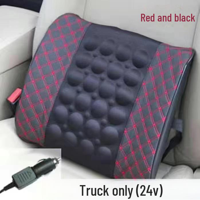 Cuscino di Supporto Lombare Elettrico per Auto e Casa con Funzione Massaggio