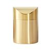 Elegant Mini Trash Can with Swing Lid 1.50L Capacity Perfect for Small Space and Personal Use