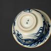 100ml Ru Kiln Blue And White Dragon Patterned Tea Cup Ceramic Pressed Hand Cup Personal Use High-end Opening Kungfu Tea Set