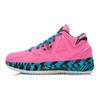 Li Ning WOW 2 Return, Flamingo Non slip Lightweight Low top Basketball Shoes Men's Pink Blue Black ABAJ003-14