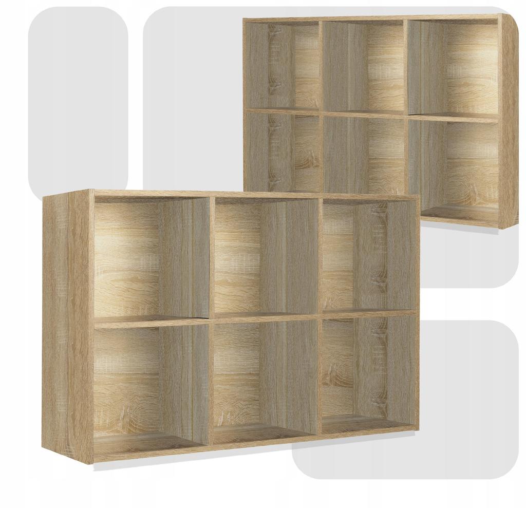 Shelf Bookcase Organizer Container Stand for Vinyl Records Binders Cubo 5