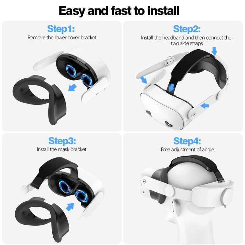 Excellent Head Support For Virtual Reality Gear And Virtual Reality System For Greatest Stability And Comfort
