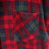 Mc Knight 60s 70s vintage Check Pattern flannel Gown coat XL Red Men's Used