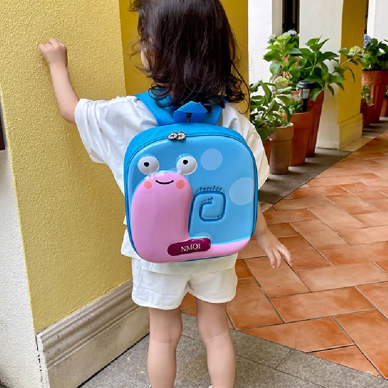 Yellow Blue Pink Beige Ins New Cartoon Eggshell 3d Eva Children Backpack Breathable Fun Style