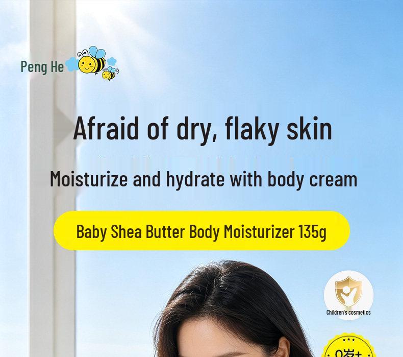 Penghe Shea Butter Moisturizing Lotion for Infants & Toddlers: Nourishing Face & Body Cream for Autumn/Winter
