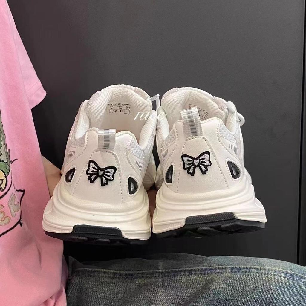 Muffin Daddy Shoes Women's New Autumn Platform Hong Kong Style Shoes Show Feet Small Sports Women's School Season