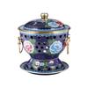 GOWKE Cloisonné Copper Alcohol Hot Pot
